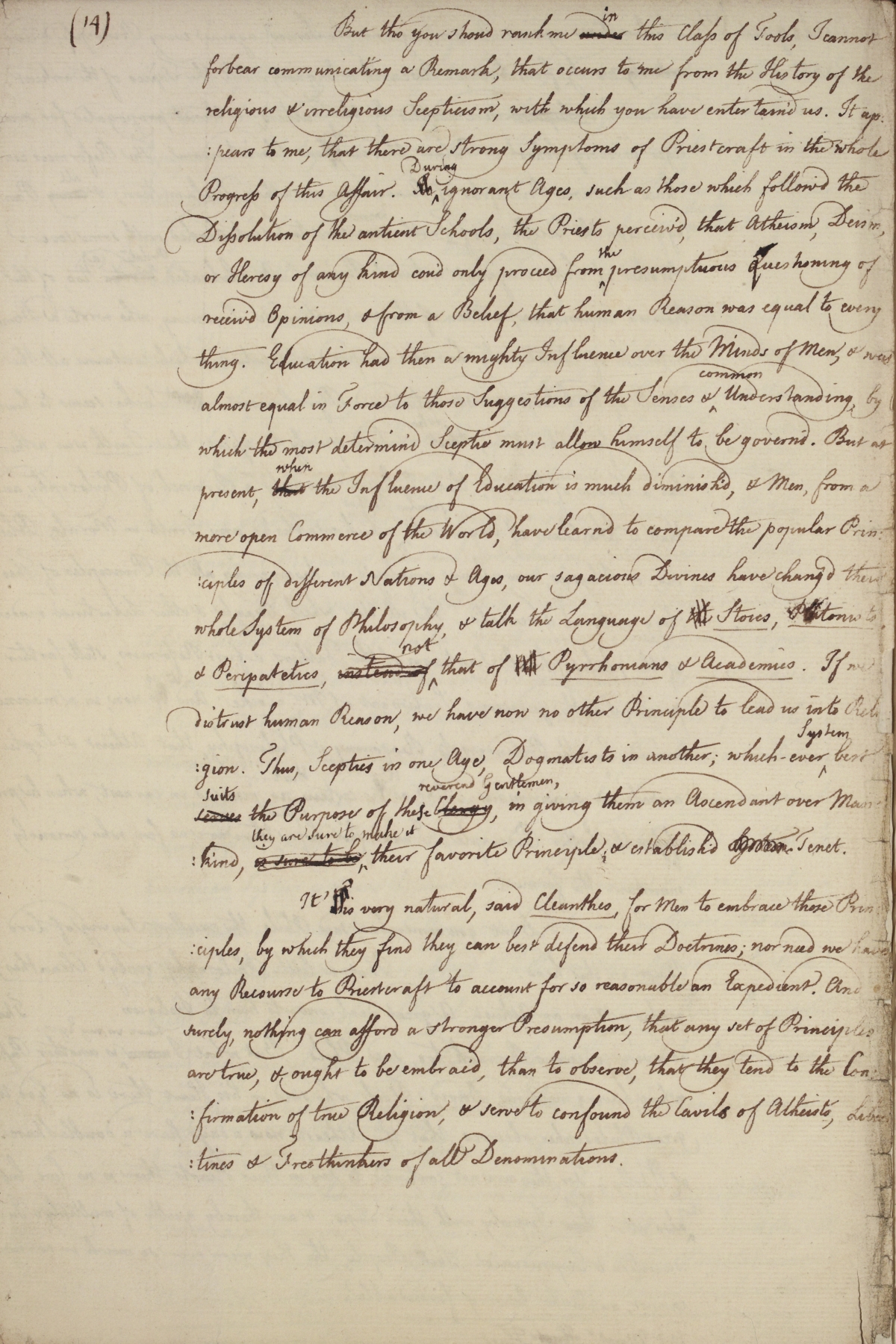image of manuscript page 14