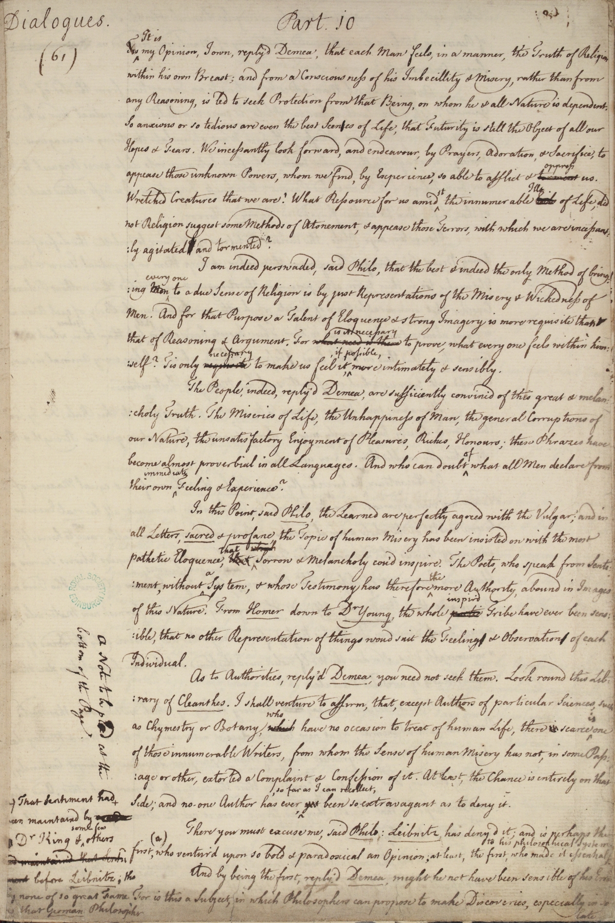 image of manuscript page 61