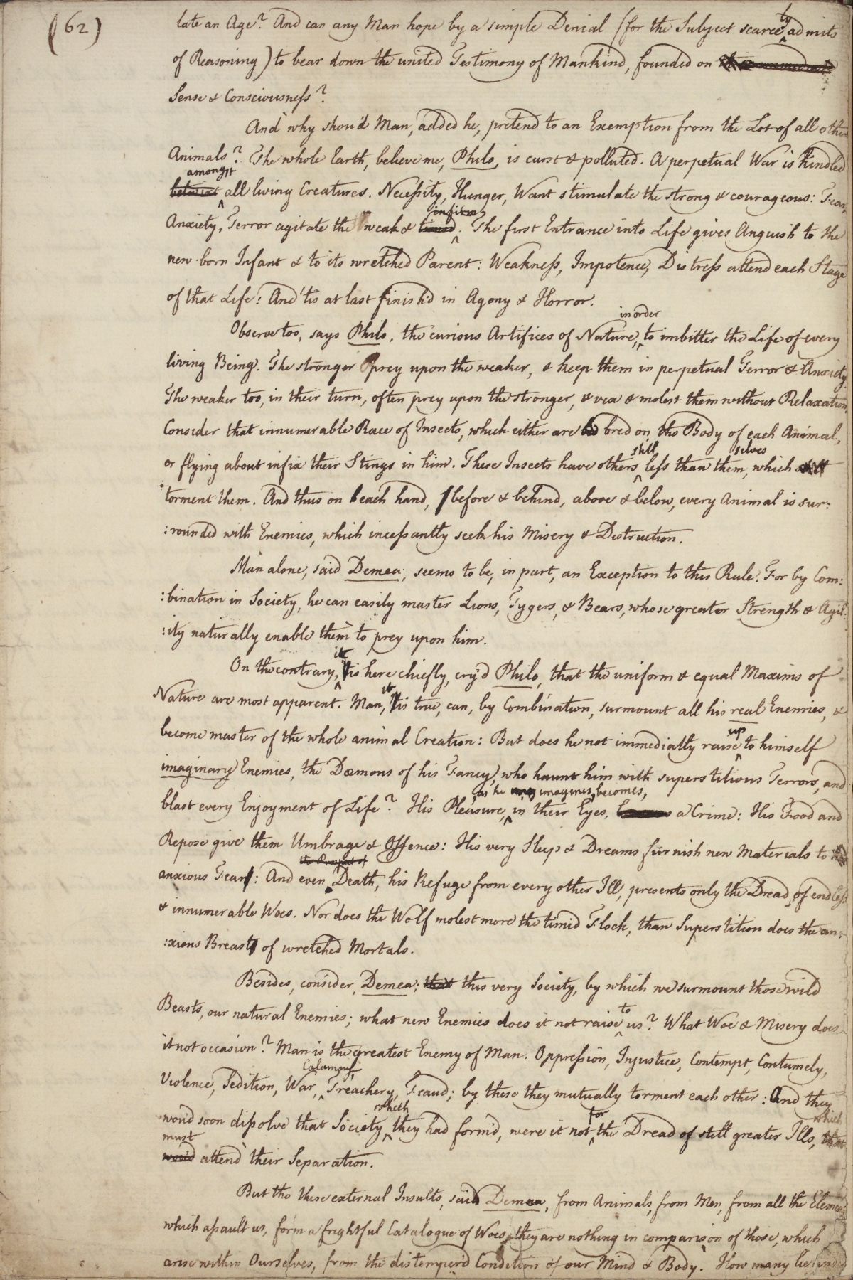 image of manuscript page 62