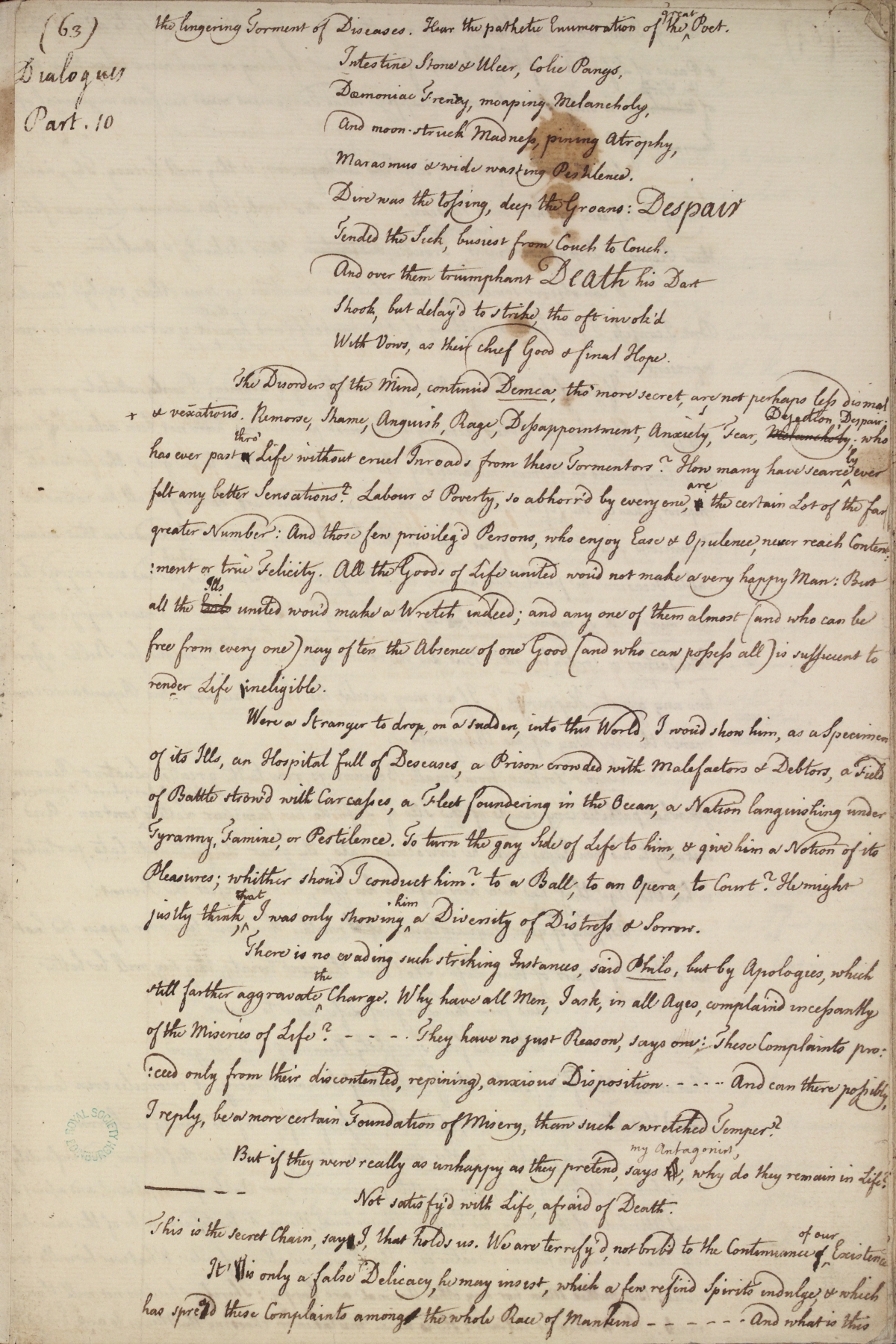 image of manuscript page 63