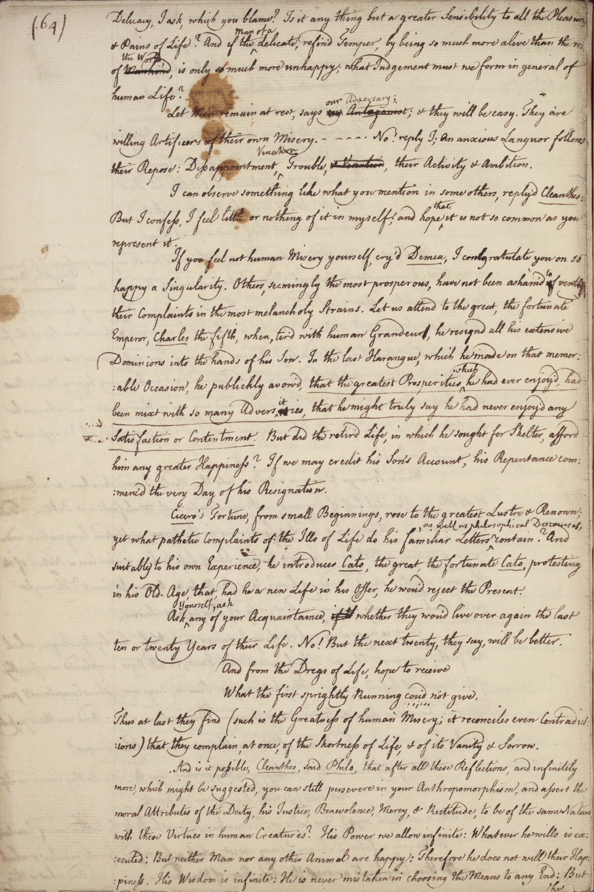 image of manuscript page 64