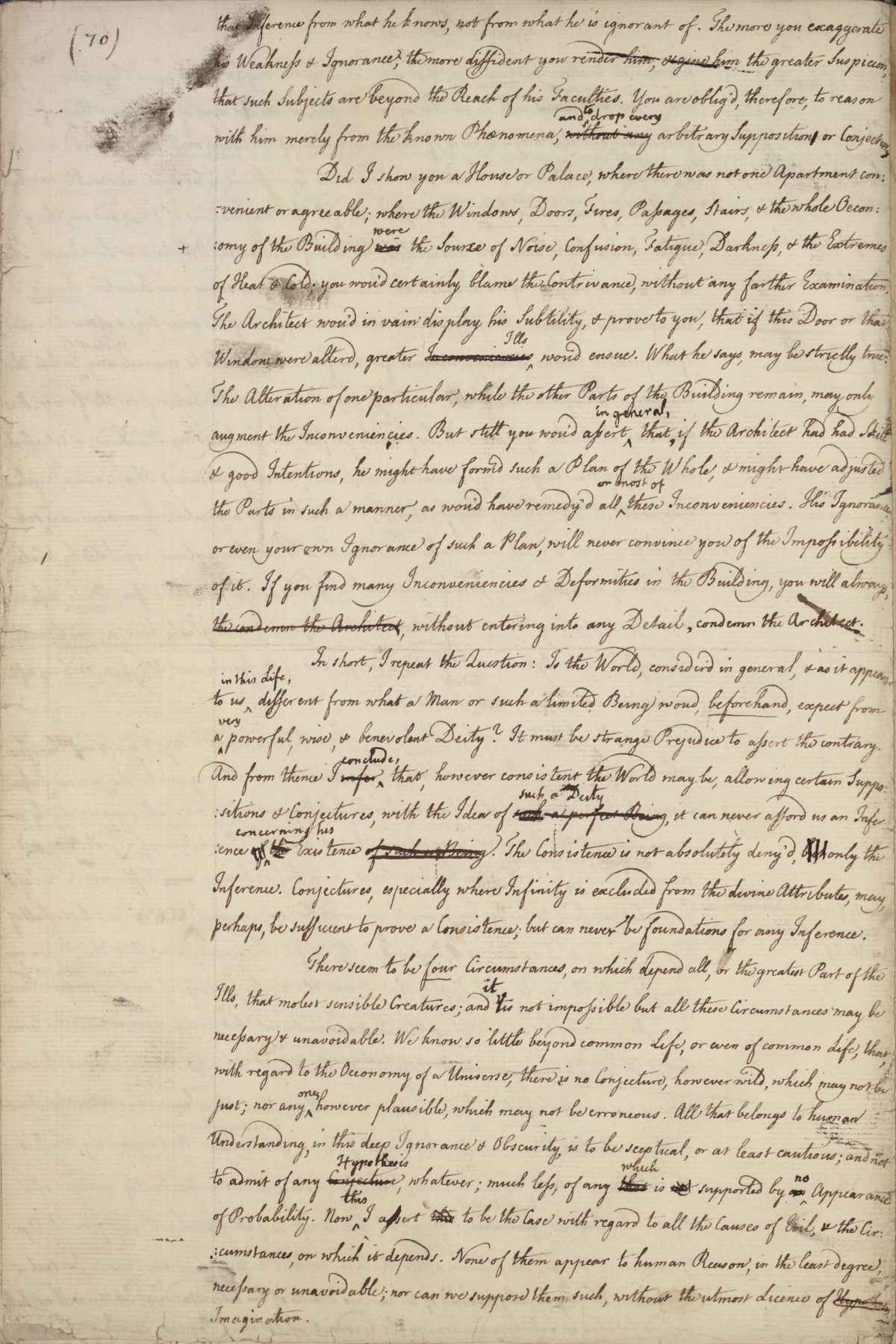 image of manuscript page 70