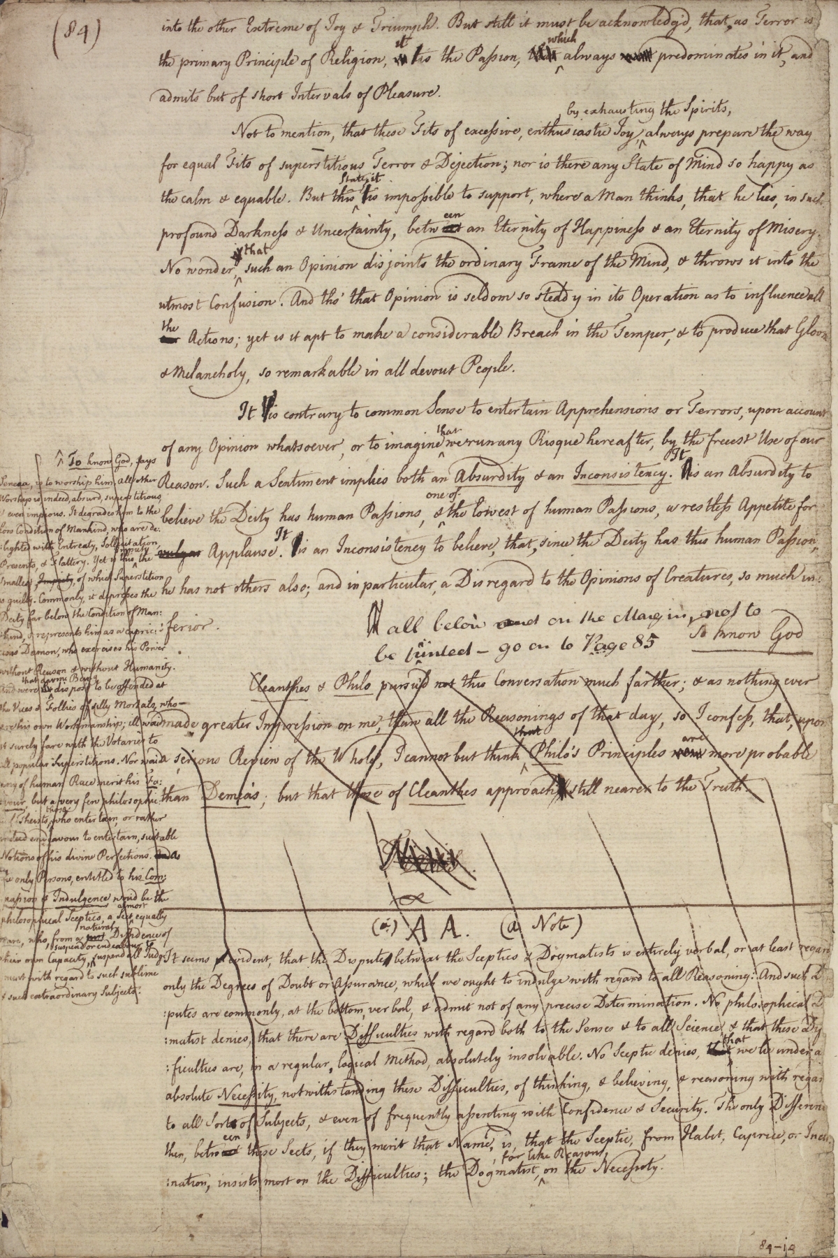 image of manuscript page 84