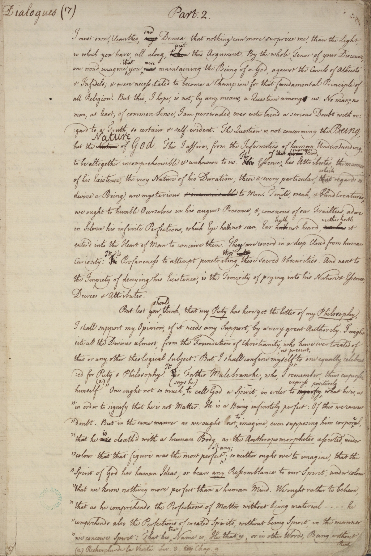 image of manuscript page 17