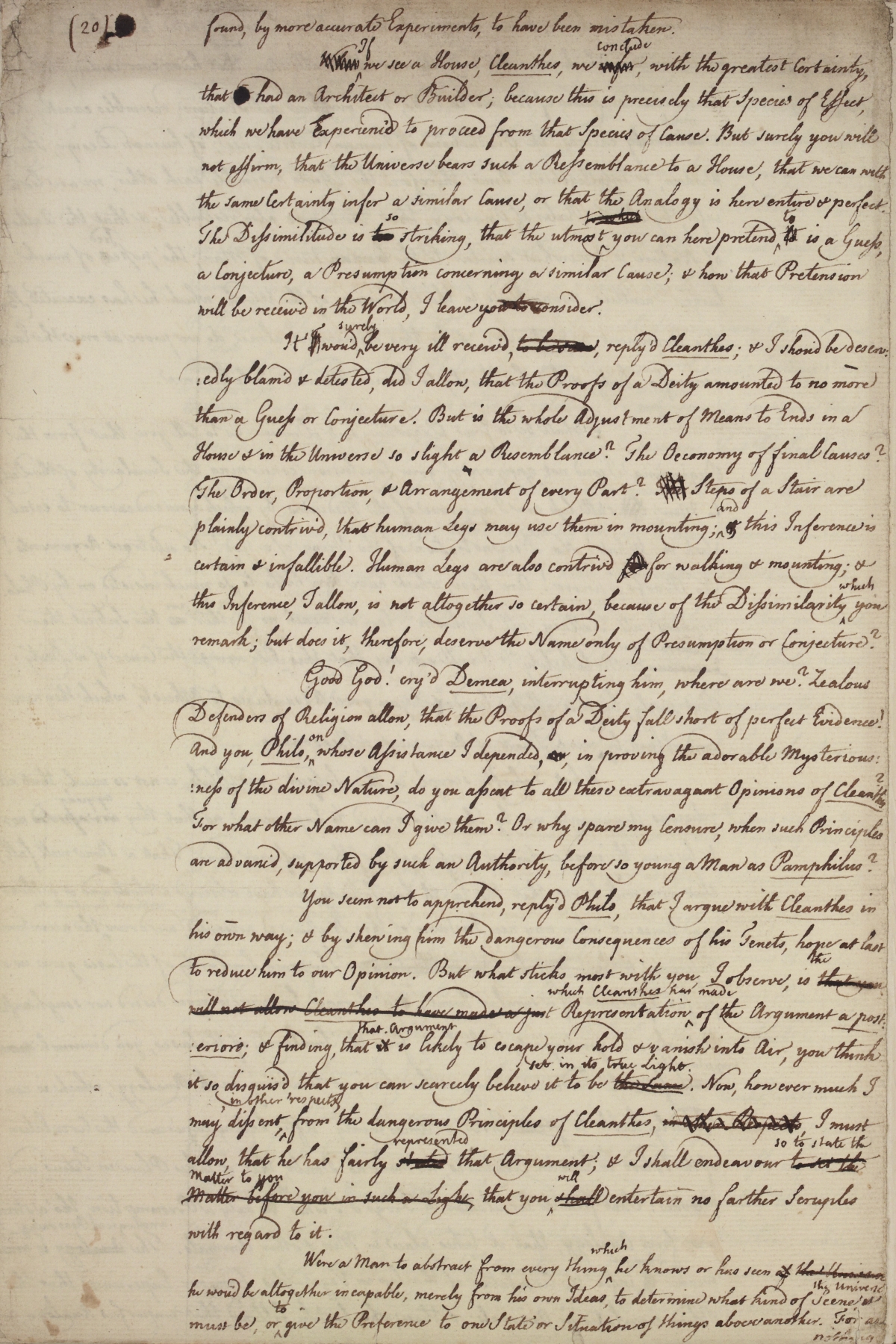 image of manuscript page 20