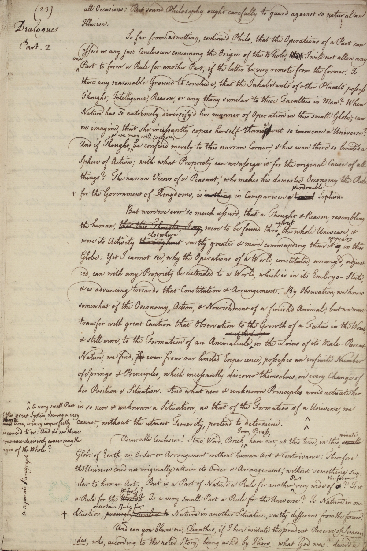 image of manuscript page 23