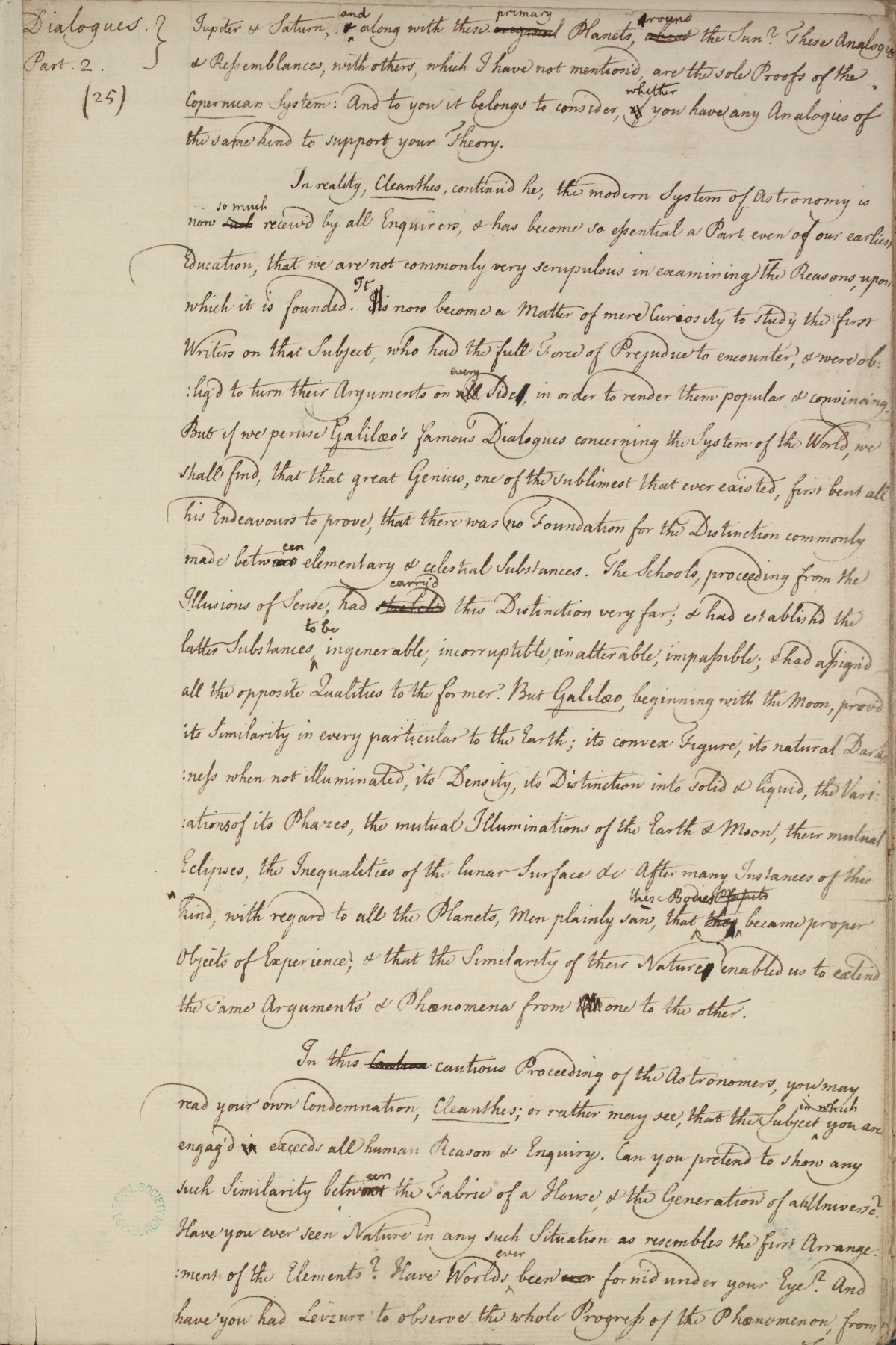 image of manuscript page 25