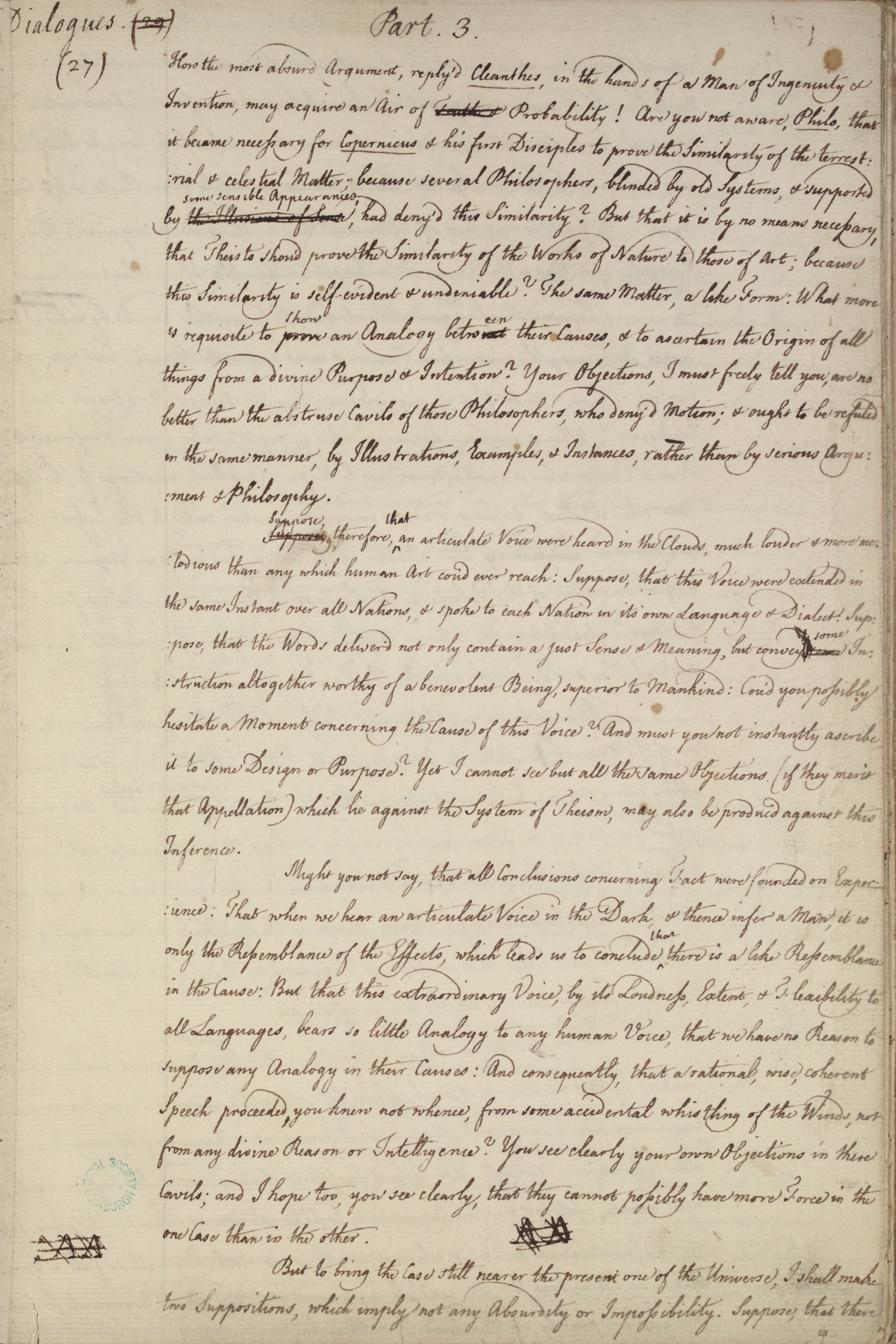image of manuscript page 27