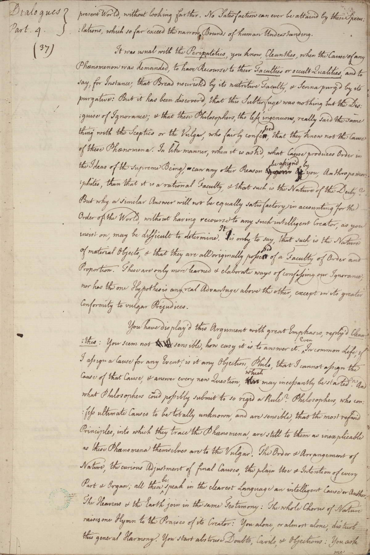 image of manuscript page 37