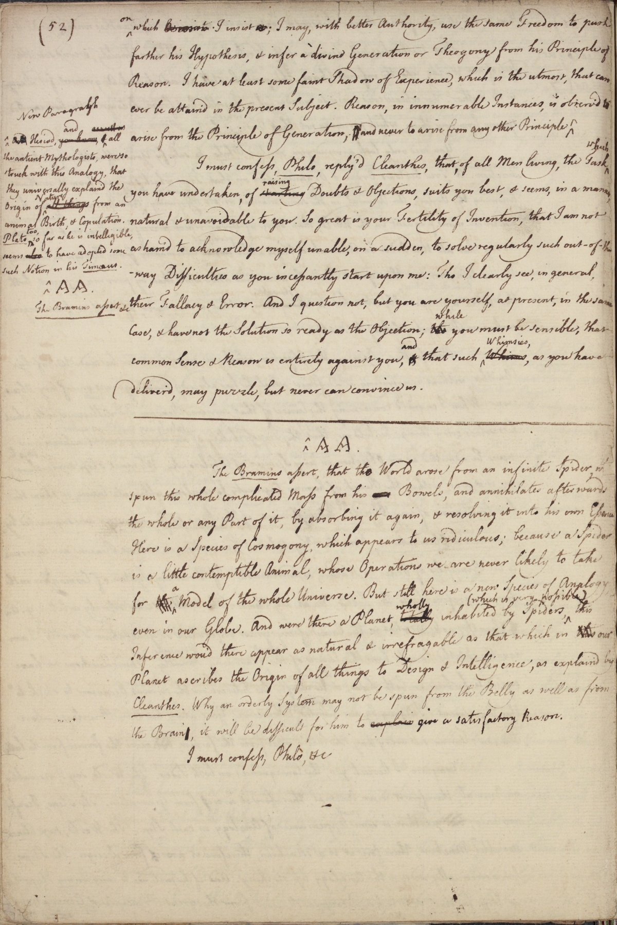 image of manuscript page 52