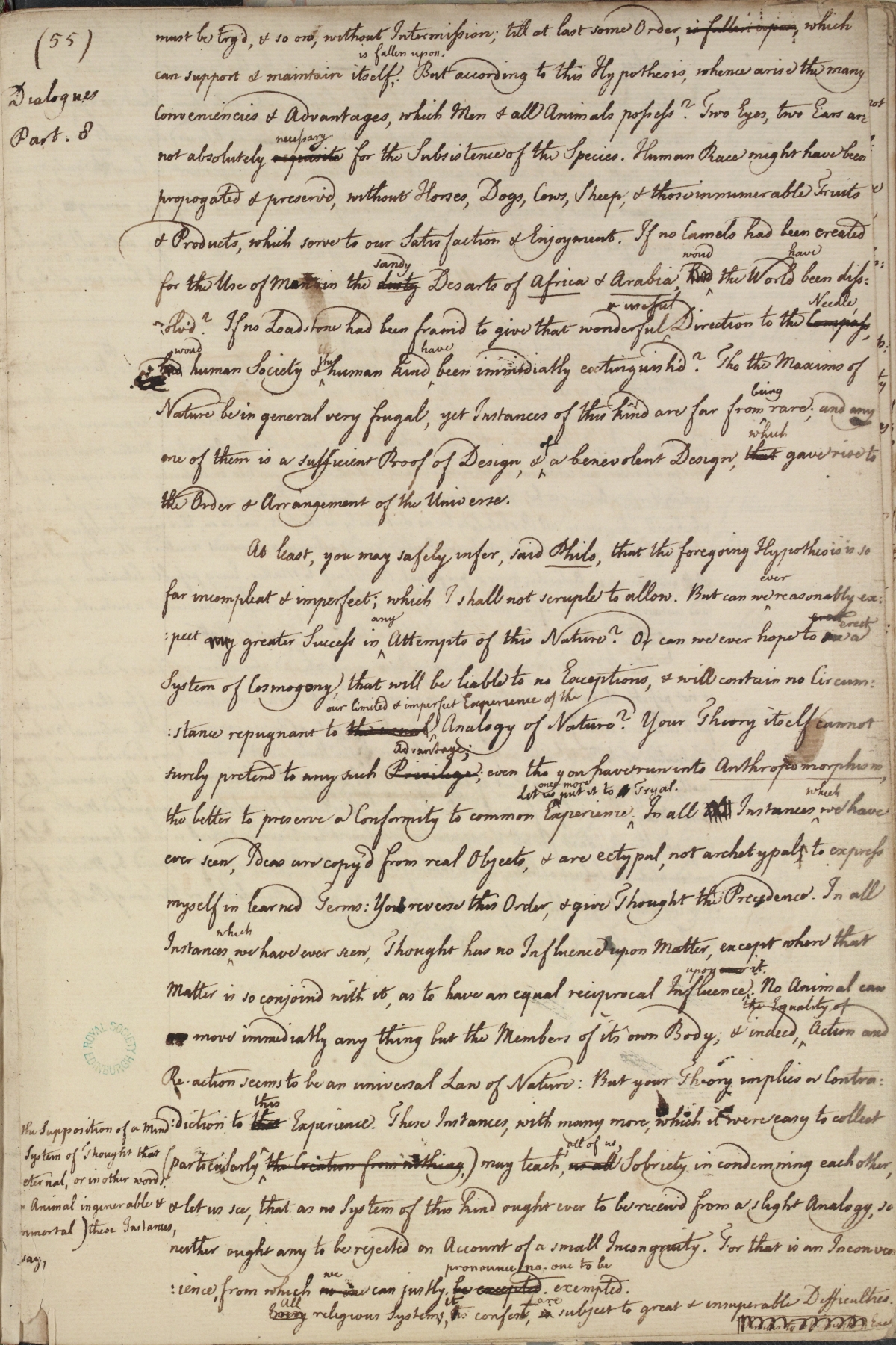 image of manuscript page 55